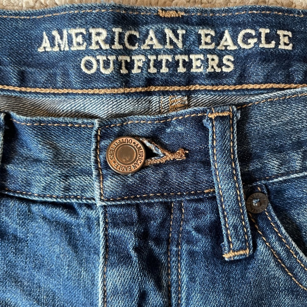American Eagle vintage hi-rise festival denim shorts - Picture 3 of 4